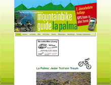 Tablet Screenshot of mtb-lapalma.com